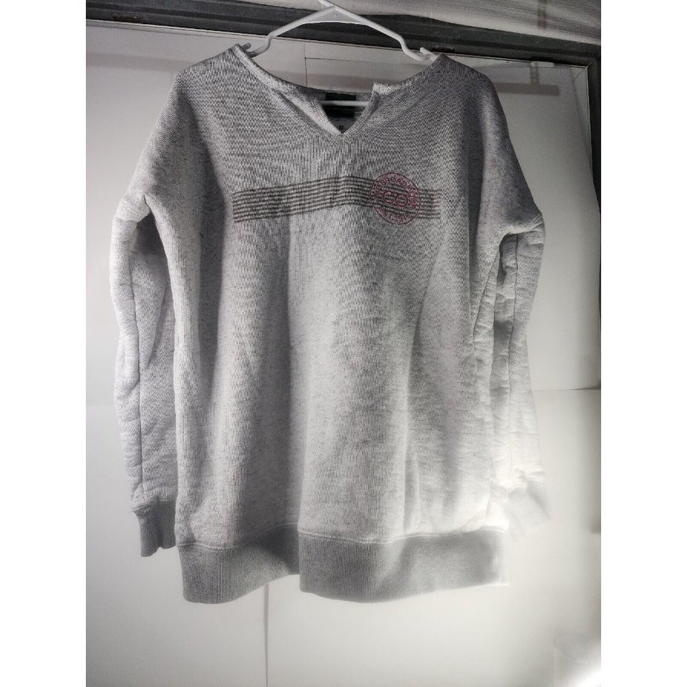 The Broadmoor Hotel Colorado Gray Pullover Sweatshirt Terrycloth Lined Women Med